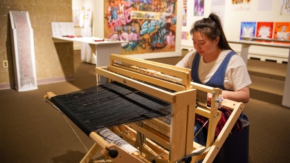 Tracy Tse CCAS'24, Weaving Code