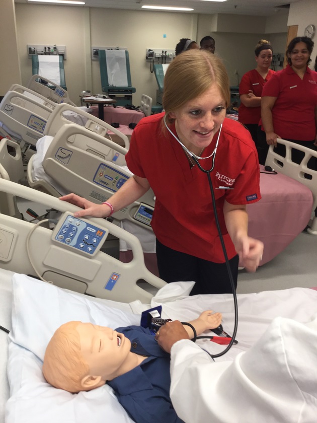 Rutgers–Camden's Nursing and Science Building offers students state-of-the-art patient simulation under the tutelage of faculty certified in these techniques.