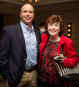 Carol Kaufman-Scarborough with former student Dennis Devery