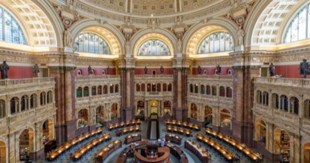 Library of Congress main reading room