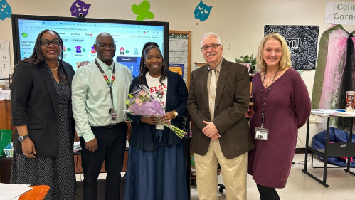 Celebrating Tiffanie ThrBak, Teacher of the Year.