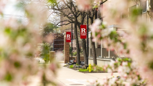 Rutgers–Camden campus in Spring