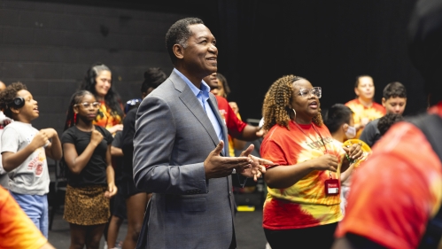 Chancellor visits the CDF Freedom School