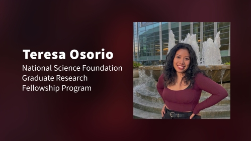 Teresa Osorio receives NSF Award