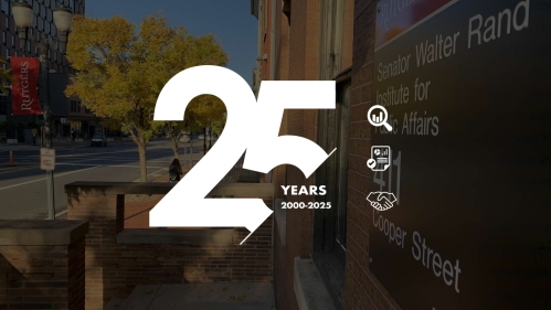 The Senator Walter Rand Institute for Public Affairs (WRI) at Rutgers University–Camden celebrates 25 years of services