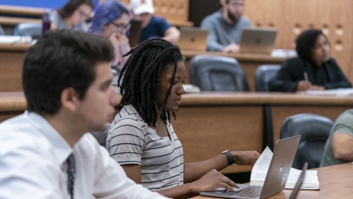 students in class