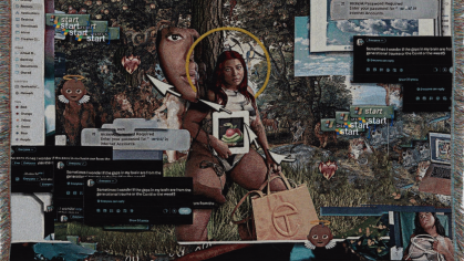 Qualeasha Wood Collage Artwork