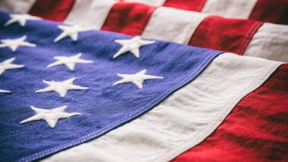 American flag background
