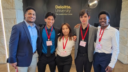 Rutgers–Camden students attend the 2025 Deloitte MADE conference