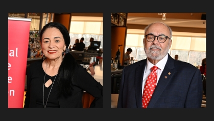 Gloria Bonilla-Santiago and Rory "Cal" Maradonna