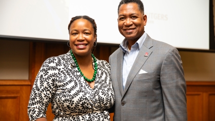 Author Heather McGhee joins Chancellor Antonio D. Tillis for the 2025 Chancellor's Lecture Series