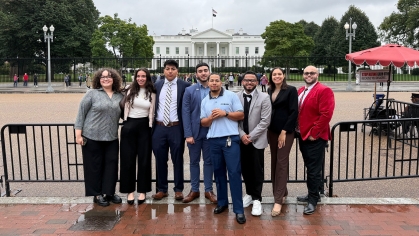 Rutgers–Camden students at the White House