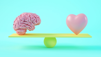 Heart and brain on seesaw