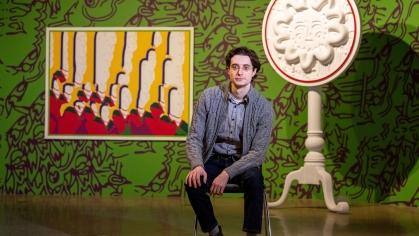 Professor Stass Shpanin’s latest public art exhibition, Portals