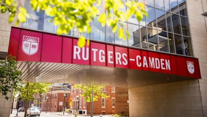 Law Bridge at Rutgers University in Camden
