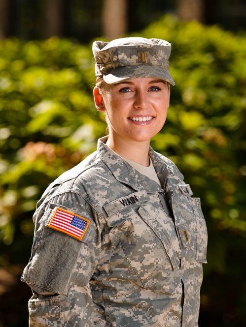 female student military veteran 