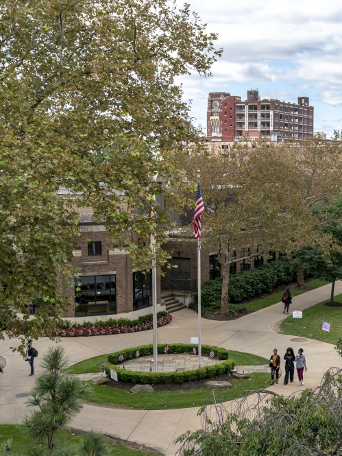 Areal View of Campus Quad
