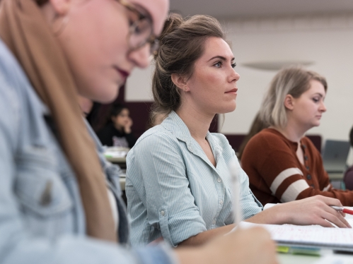 students in class