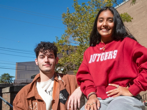 Students on Campus