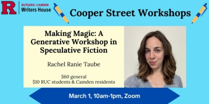 Cooper Street Workshop: Making Magic – A Generative Speculative Fiction Workshop