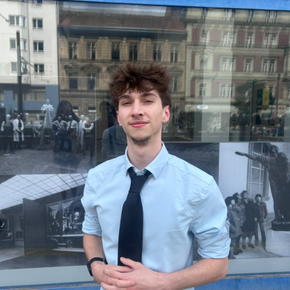 Lucas Liona study abroad in Prague.
