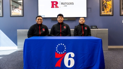 Student Interns with the Philadelphia 76ers