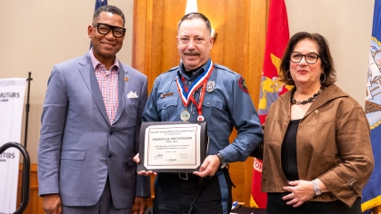 Camden County Medal Ceremony - Charles Grunfelder