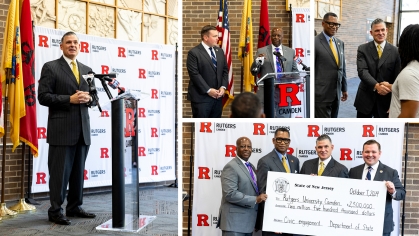 New Jersey Assembly Majority Leader Louis D. Greenwald, Assemblyman William Spearman,