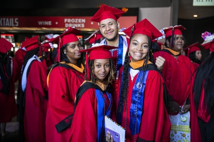 Group of Graduates at Commencement Rites of Passage Ceremony