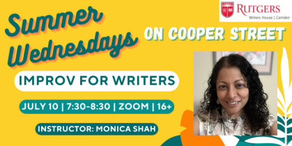 Summer Wednesdays on Cooper Street: Improv for Writers