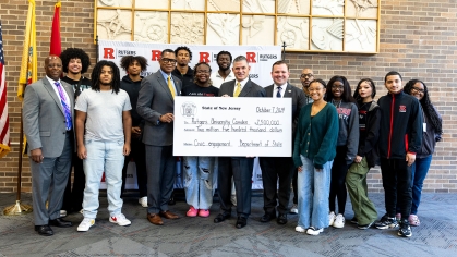 New Jersey Assembly Majority Leader Louis D. Greenwald, Assemblyman William Spearman,