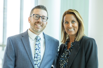 Professor Joseph Cipriano and Angela M. Kelly