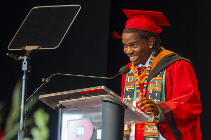 Rutgers School of Nursing-Camden 2026 student speaker John Ukor.