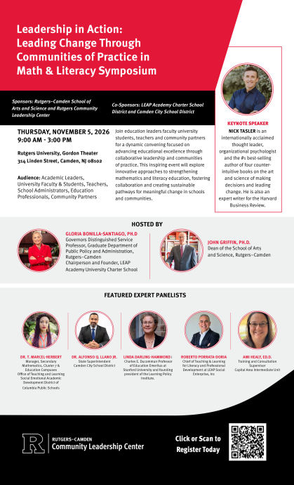 Leadership in Action: Leading Change Through Communities of Practice in Math & Literacy Symposium