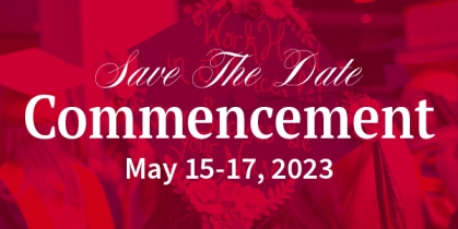 Save the Date for Commencement 2023