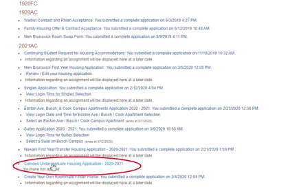 Step 3: Apply for Housing