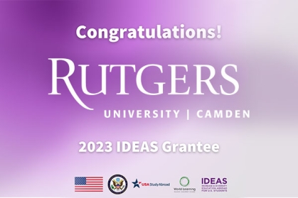 Congratulations Rutgers-Camden 2023 IDEAS Grantee