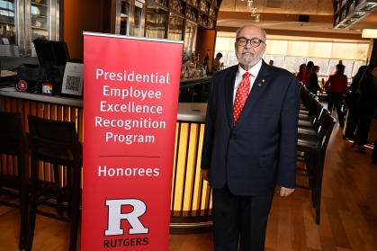 Rory "Cal" Maradonna receives Rutgers Lifetime Contribution Award