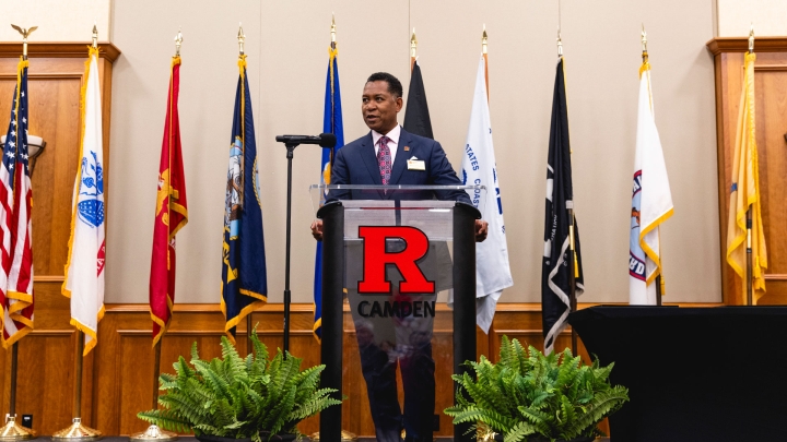 Chancellor Tillis at the 2024 Chancellor's Veterans Day Luncehon