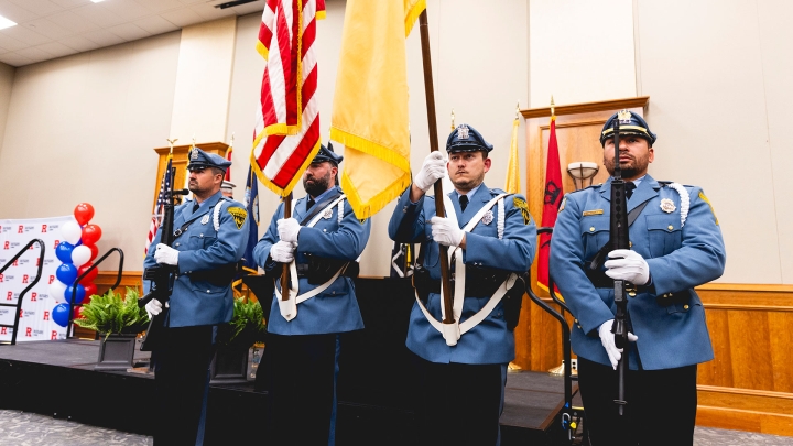 Color Guard during the 2024 Chancellor's Veterans Day Luncheon