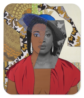 Qusuquzah Une Tres Belle Negresse #4 - artwork by Mickalene Thomas