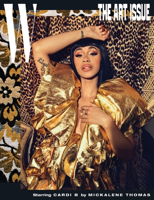 WMAG Cover - artwork by Mickalene Thomas