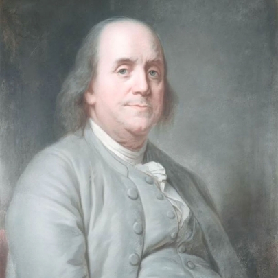 Painting of Benjamin Franklin