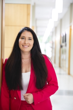 Law graduate Sara Zizak on the Rutgers-Camden campus
