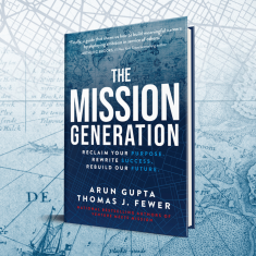 Photo of the cover of Dr. Fewer's book, The Mission Generation.